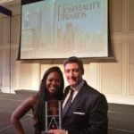 Patience Tagborlo collecting wi-Q's award