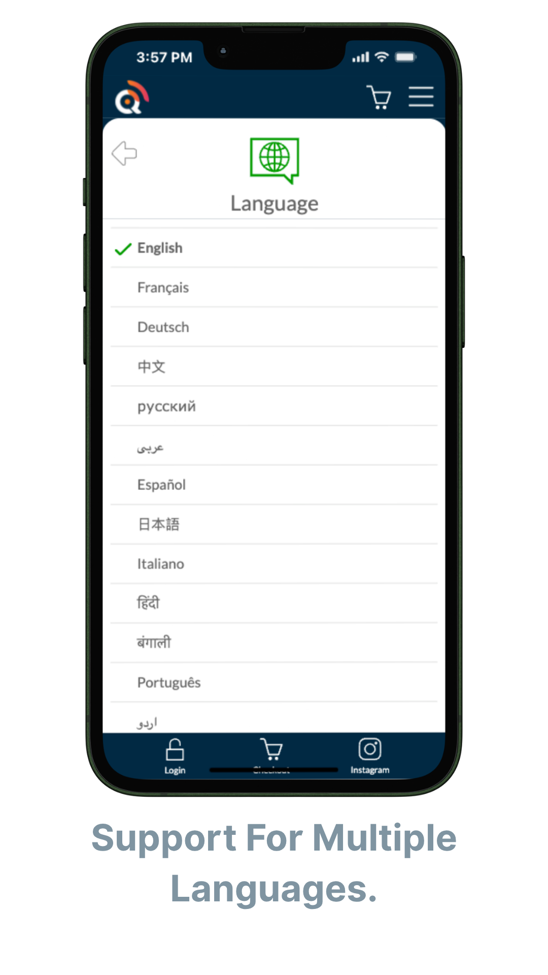 Language Support