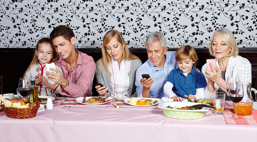 Why we should all be making exceptions to the ‘no mobiles at the restaurant table’ rule
