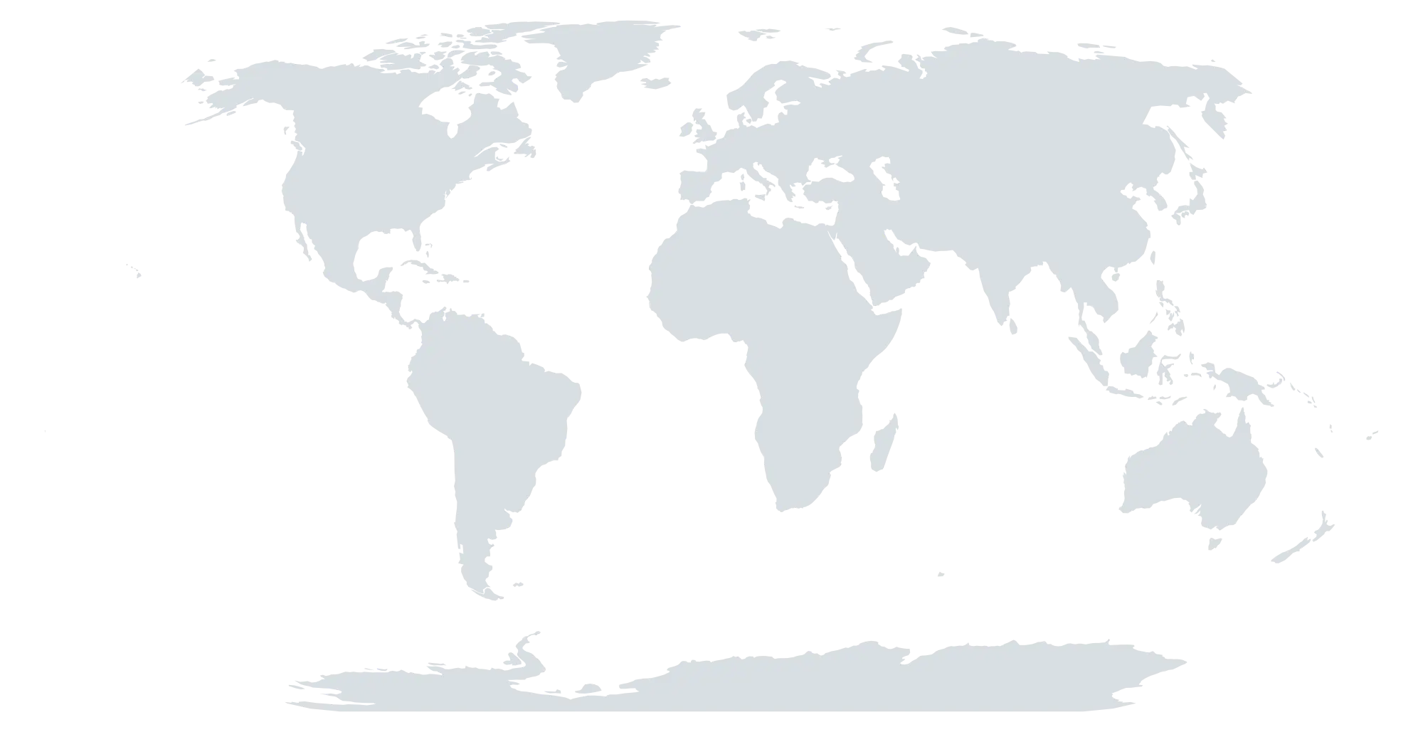 World map showing wi-Q's global footprint