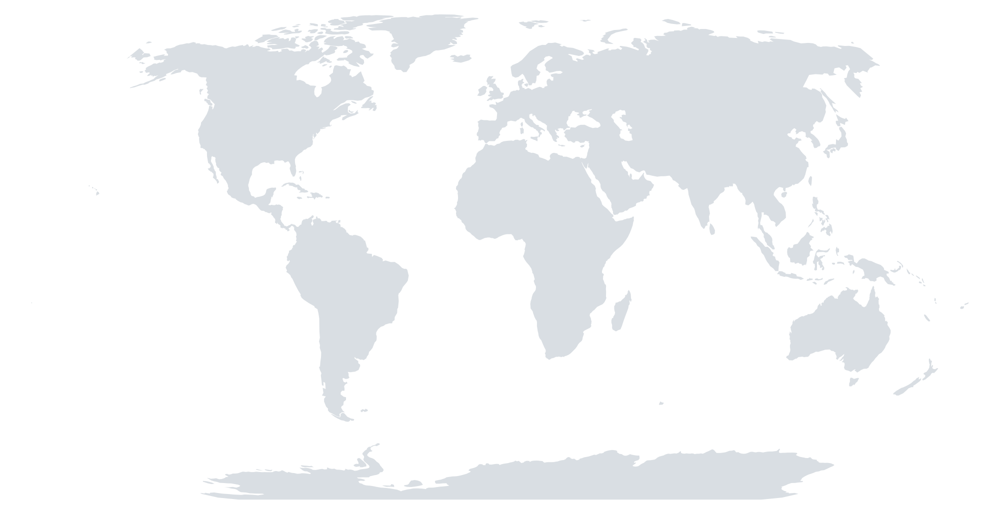 World map showing wi-Q's global footprint